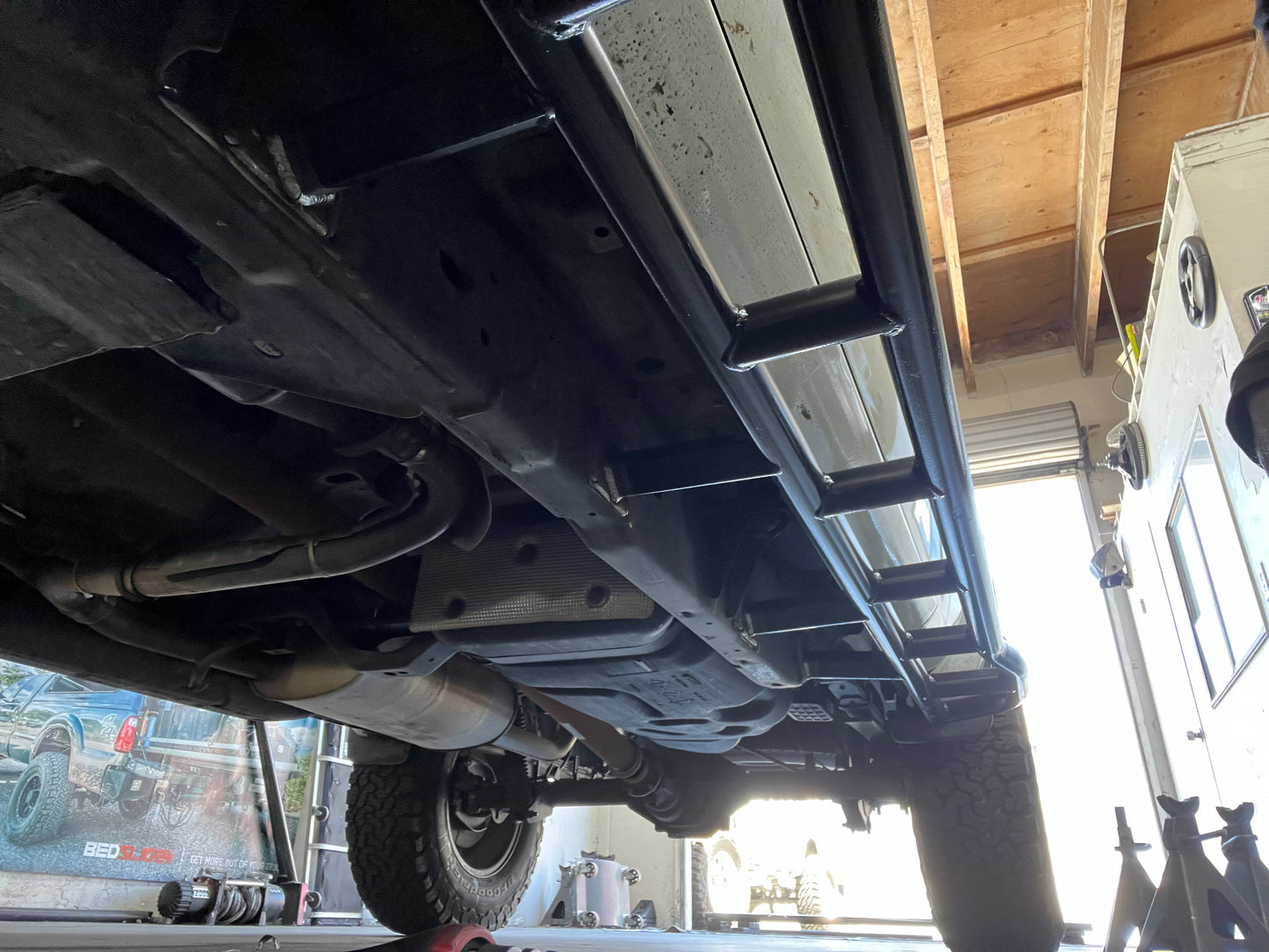 Nissan Frontier 4 door crew cab weld on rock slider kit