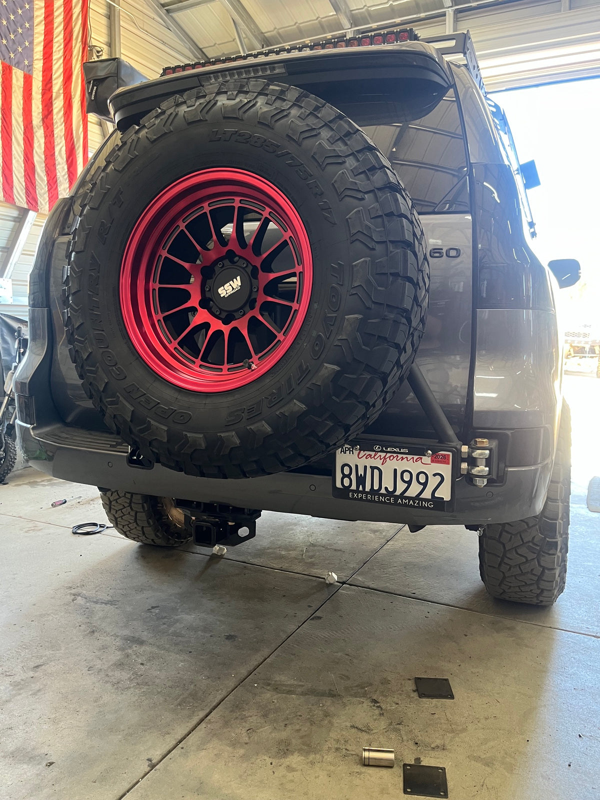 Lexus GX470/GX460 DIY Tire Swing Out Kit